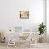 Stupell Industries Abstract Mountain Reflection Painting Floating Frame Canvas Art - 3 of 4