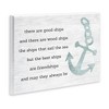 Stupell Industries Inspirational Friendship Quote Boat Ship Anchor Silhouette, 15" x 10" - 3 of 4