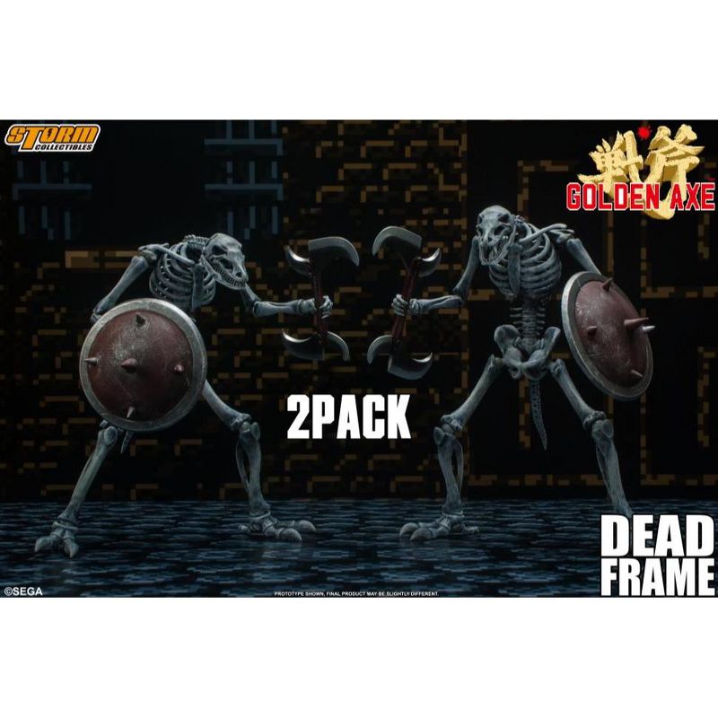 Dead Frame Set of 2 1:12 Scale Figure | Golden Axe III | Storm Collectibles Action figures, 1 of 6