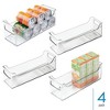 iDesign Stackable Plastic Pantry Bin with Handles - Set of 4 - Clear - 2 of 4
