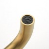 Munora Wall Mounted Bathroom Sink Faucet, Brushed Gold with 360° Swivel Spout and Cross Handles - 2 of 4