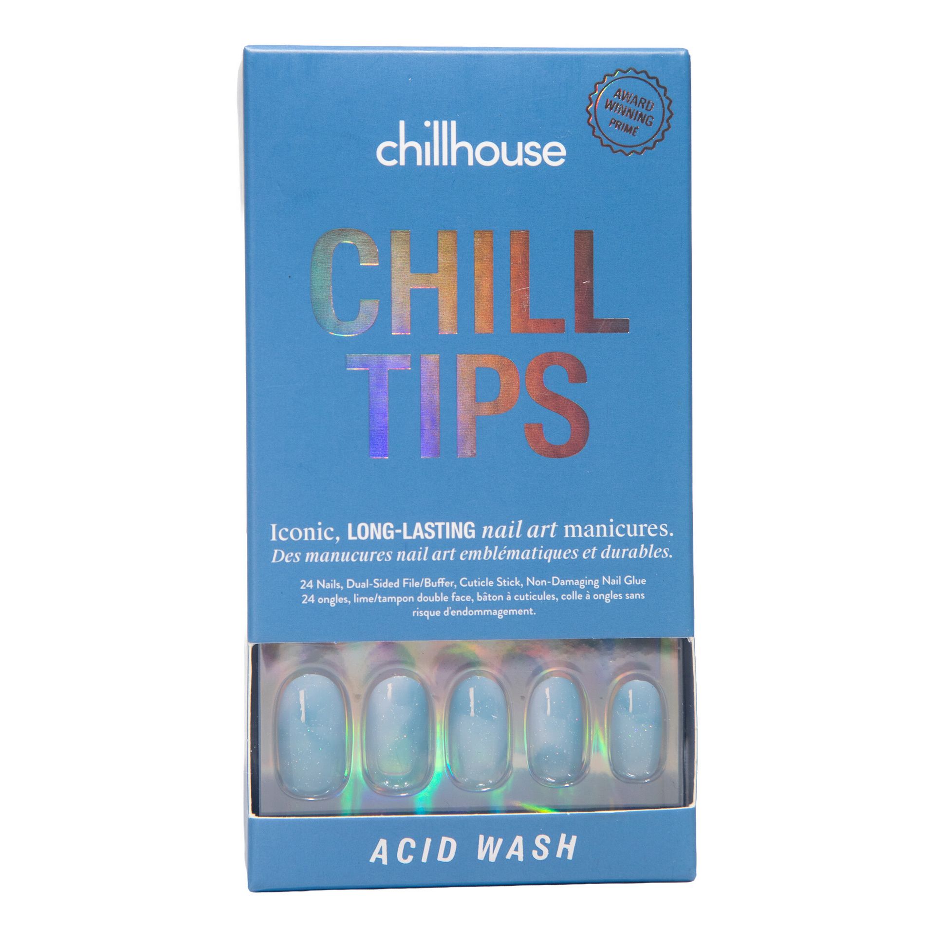 Chillhouse Chill Tips Fake Nails - Design Studio - Acid Wash - 24ct