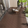 Dolonm New Style 12" Interlocking Deck Tiles, 44-Pack Modern Patio Floor Tiles for Poolside, Balcony & Backyard - 2 of 4