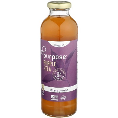 Purpose Tea Unsweetened Purple - Case of 12 - 16 OZ