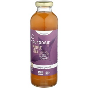 Purpose Tea Unsweetened Purple - Case of 12 - 16 OZ - 1 of 4