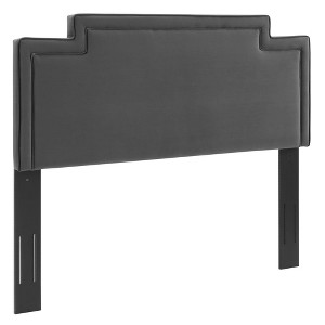 Modway Transfix Performance Velvet Twin Headboard -  Sturdy Construction  - Plywood,MDF,LVL, Yuhua polyster fabric, 20G/M3 density foam, Polyester - 1 of 4