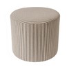 Wovenbyrd Hampton 19" Round Pouf Ottoman - 2 of 4