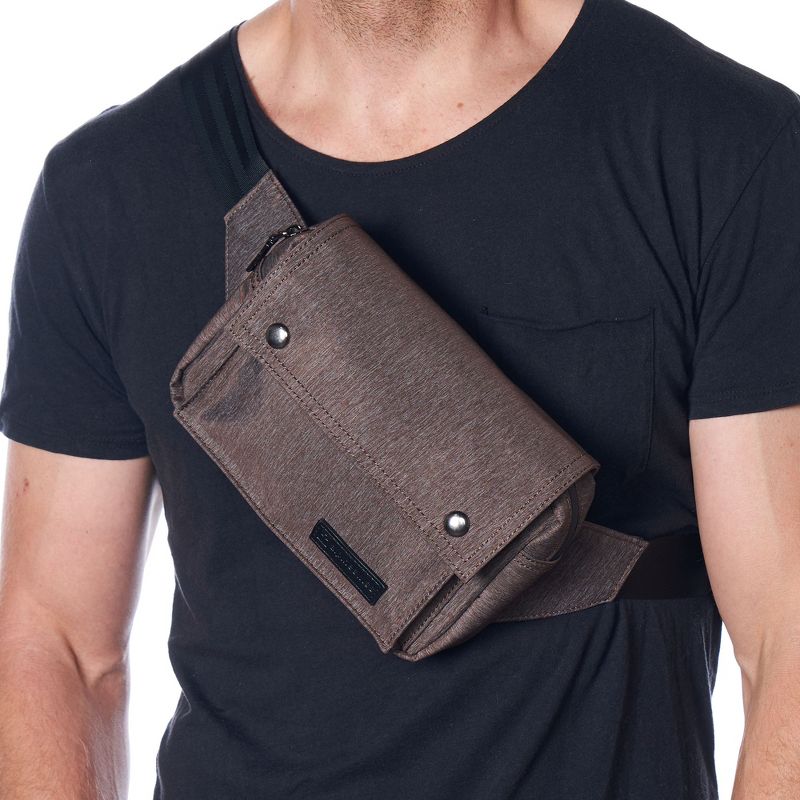 Alpine Swiss Fanny Pack Waist Bag Adjustable Belt Strap Crossbody Sling Bum Bag, 3 of 8