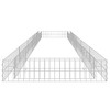 vidaXL Gabion Raised Bed Galvanized Steel Planter - 196.9" L x 39.4" W x 7.9" H - Sturdy and Durable Border for Outdoor Gardens, Patios - 4 of 4