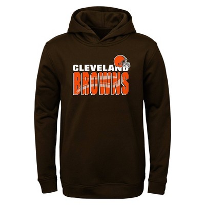 Nfl Cleveland Browns Toddler Boys' Poly Fleece Hooded Sweatshirt : Target