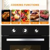GASLAND 24" 2.3 Cu.f 9 Modes Built-in Single Wall Oven with Rotisserie, Black - 3 of 4