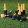 Toy Time 10-Pin Lawn Bowling Game/Skittle Ball - Navy Blue with Gold Yellow Stripes - 2 of 4