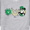 Men's - Disney - Mickey St Patricks Icons Graphic Fleece Sweatshirt - 2 of 4