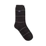 Always Warm by Heat Holders Men's Warm Striped Crew Socks - Black 7-12