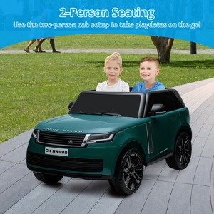 Garvee 24V Ride On Car, 2-Seater Licensed Land Rover Kids Electric Vehicle with Parent Remote Control,3 Speeds,for Boys Girls Kids - 1 of 4