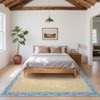 Modern Machine Washable Rug Bordered Design Non-Slip Low Pile Rubber Backing - 3 of 4