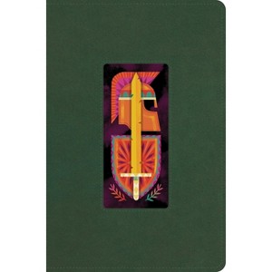 ESV the Biggest Story Holy Bible for Kids (Trutone, Dark Green, Armor Design) - by  Kevin DeYoung (Leather Bound) - 1 of 1