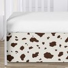 Sweet Jojo Designs Gender Neutral Unisex Baby Crib Bed Skirt Wild West Cowboy Ivory and Brown - 3 of 3
