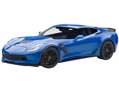 Chevrolet Corvette Stingray C7 Z06 Laguna Blue Tintcoat 1/18 Model Car by Autoart