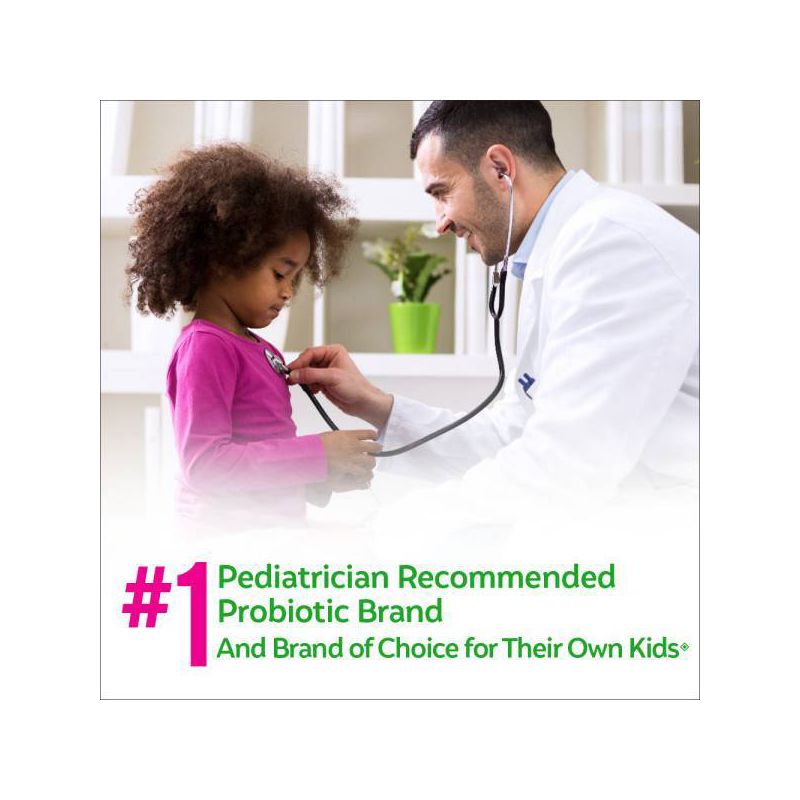 Culturelle Kids Daily Probiotic Chewable Tablets for Immune Support, Digestive and Oral Health - Berry - 30ct, 5 of 12
