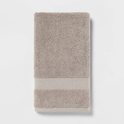 Performance Texture Bath Towel - Threshold™- Light Gray