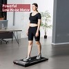 HFYee Walking Pad 242.5 LB Capacity with LED Display and Silent Motor, Under Desk Treadmill Portable Design Treadmill for Home, 0.6 to 3.8 MPH, Gray - 2 of 4