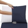 Star Wars Welcome to the Galaxy Navy and Gray Yoda, Princess Leia, R2-D2 , Chewbacca, and Darth Vader Deluxe Easy Fold Toddler Nap Mat - 3 of 4