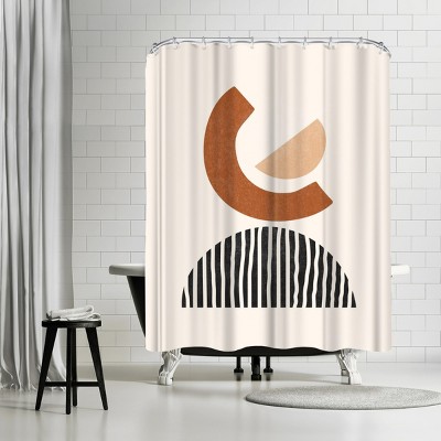 Americanflat Abstract Shapes 3 by Tetyana Karankovska Shower Curtains