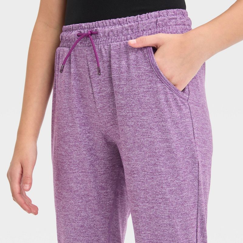 Girls&#39; Soft Stretch Gym Joggers - All In Motion™, 4 of 5