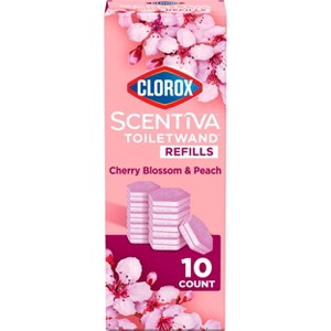 Clorox Scentiva Cherry Blossom & Peach ToiletWand Refill - 10ct