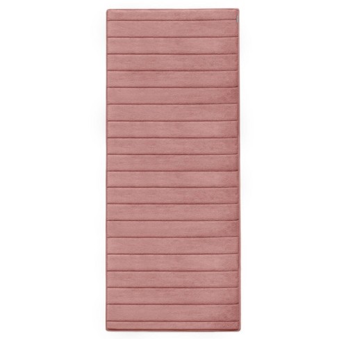 Piccocasa Absorbent Soft Long Washable Non-slip Memory Foam Bath Tub Mat  Floor Runner Rug Beige 24 X 63 : Target