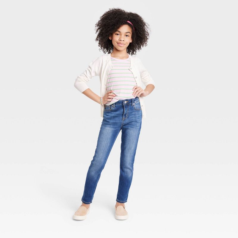 Girls' High-Rise Ultimate Stretch Skinny Jeans - Cat & Jack™, 3 of 4