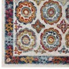Modway Entourage Odile 8x10 Area Rug – Distressed Moroccan Trellis Design with Vintage Floral Accents - 2 of 4