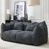 CAVINAS 47.2" Bean Bag Chair, Chenille Fabric Sofa Chair with Highly Resilient Foam, Giant Cloud Couch for Living Room, Bedroom - 2 of 4