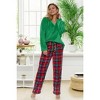 ADR Women's PJ Set, Fleece Pajama Pants & Top, Cozy PJs for, Lady Pajamas - 2 of 4