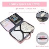 Women's Travel Backpack w/ USB Port & Shoe Pouch - TSA Approved, Fits 15.6" Laptop (Pink) - 4 of 4