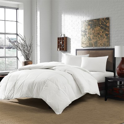 Twin XL White Cotton Hypoallergenic Down Comforter
