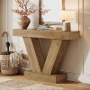 Lantine 41.3" Console Table for Entryway, Behind Couch Sofa Table with V-Shaped Legs, Living Room, Hallway, Foyer - 4 of 4