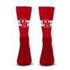 NCAA Houston Cougars Streak Team Color Crew Socks - L - 2 of 3