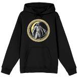 Moon Knight Marc Spector Circle Frame with Cape and Hood Men’s Black Hoodie