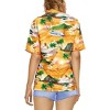 HAPPY BAY Button Down Shirt for Women Casual Beach Party Summer Short Sleeve Vacation Tops Button Up Hawaiian Shirts Blouses for Women - 2 of 4