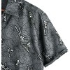 LA LEELA Mens Hawaiian Shirts Short Sleeve Button Down Shirt Men's Halloween Costumes Party Shirts Casual Vacation Shirts for Men - 3 of 4