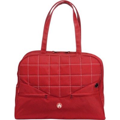 Mobile Edge Sumo - Women's 14.1" Ultrabook or 15" MacBook Laptop Purse - Red w/ White Stitching