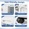 Costway Portable Air Conditioner 8000 BTU 3 in 1 AC Unit with Fan & Dehumidifier Sleep Mode 5100 BTU(8000BTU ASHRAE) - 2 of 4