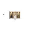 HomeRoots Set of Three Gin Faux Niche 3D Peel and Stick Wall Decals - 3 of 4
