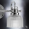 Urban Ambiance Luxury Luxe Industrial Bath Fixture,  8-3/4"H x 17"W,  Polished Chrome Finish, UHP2040 - 4 of 4