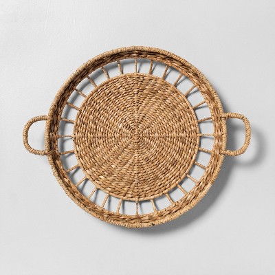 Natural Woven Tray Wall Décor Beige - Hearth & Hand™ with Magnolia