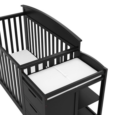 Black Pine 4-in-1 Convertible Crib and Changer