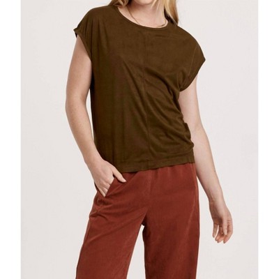 Women's Lacey Suede Top - Another Love