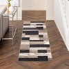 Contemporary Patchwork Geometric Indoor Area Rug by Blue Nile Mills - 2 of 4